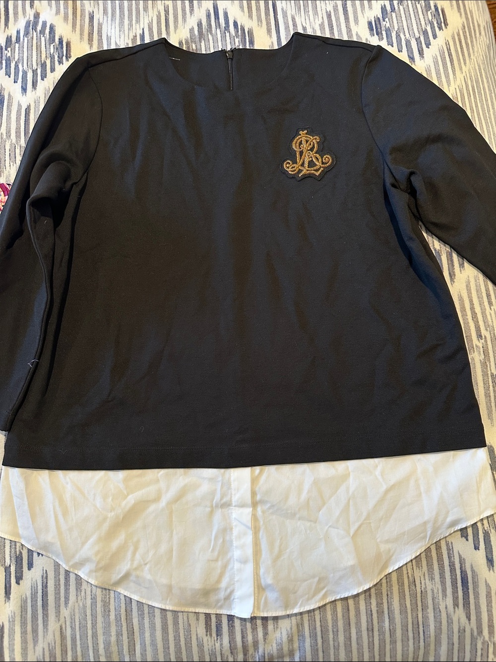 Ralph Lauren women black and white  tunic w